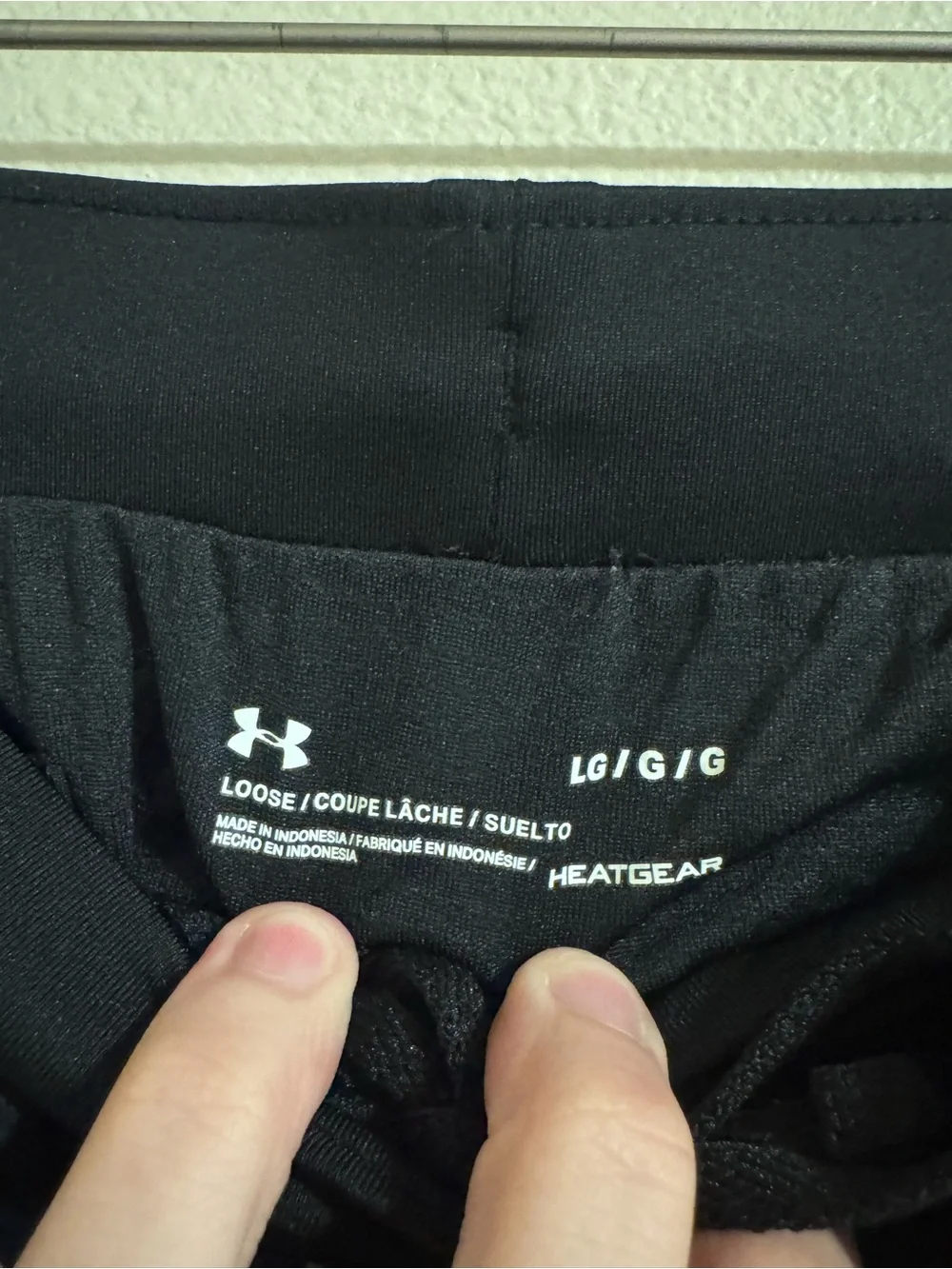 Under armour Black Floral Print Athletic Shorts with Purple and Pink Accents